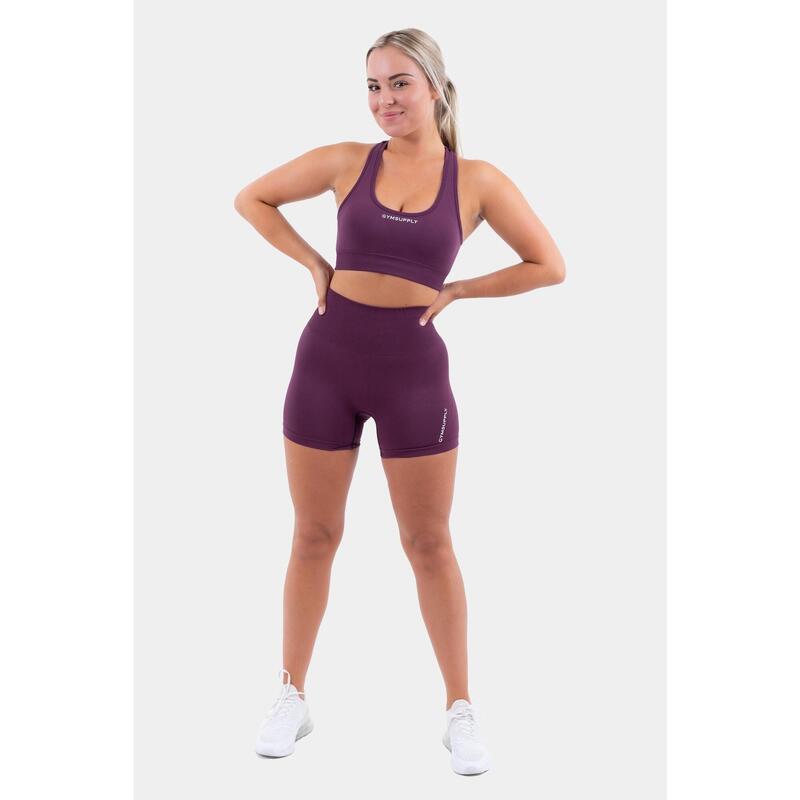 Icon seamless shorts Dames - Paars