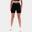 Contour seamless scrunch shorts Dames - Zwart