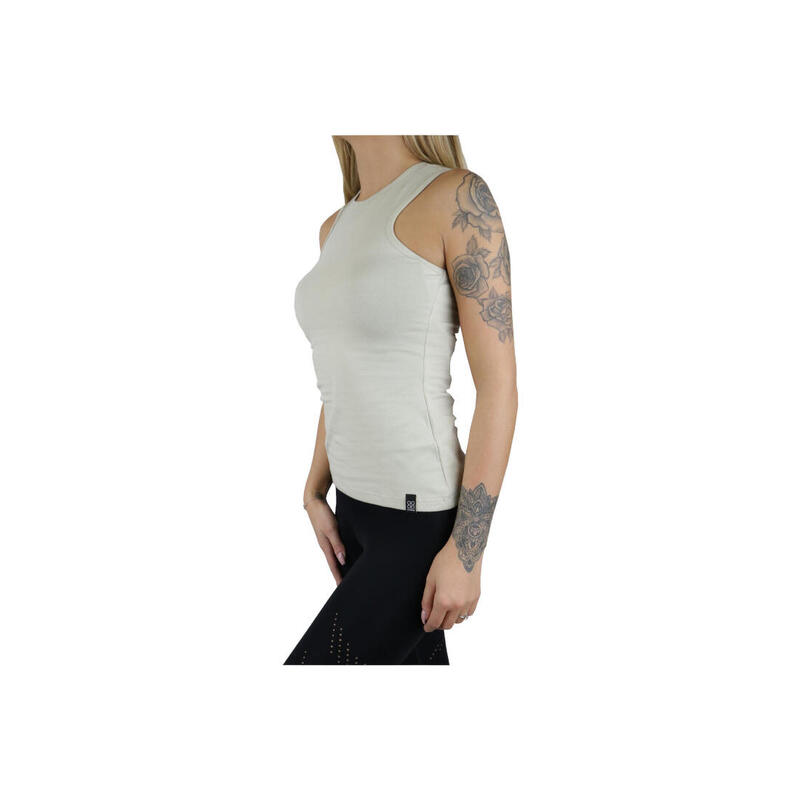 GymHero Tank TOP-NUDE, Femme, Gym, t-shirt,  beige