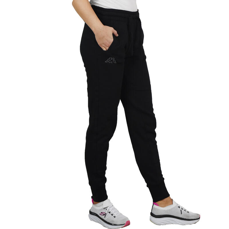 Kappa Taima Pants, Vrouwen, Broeken, zwart