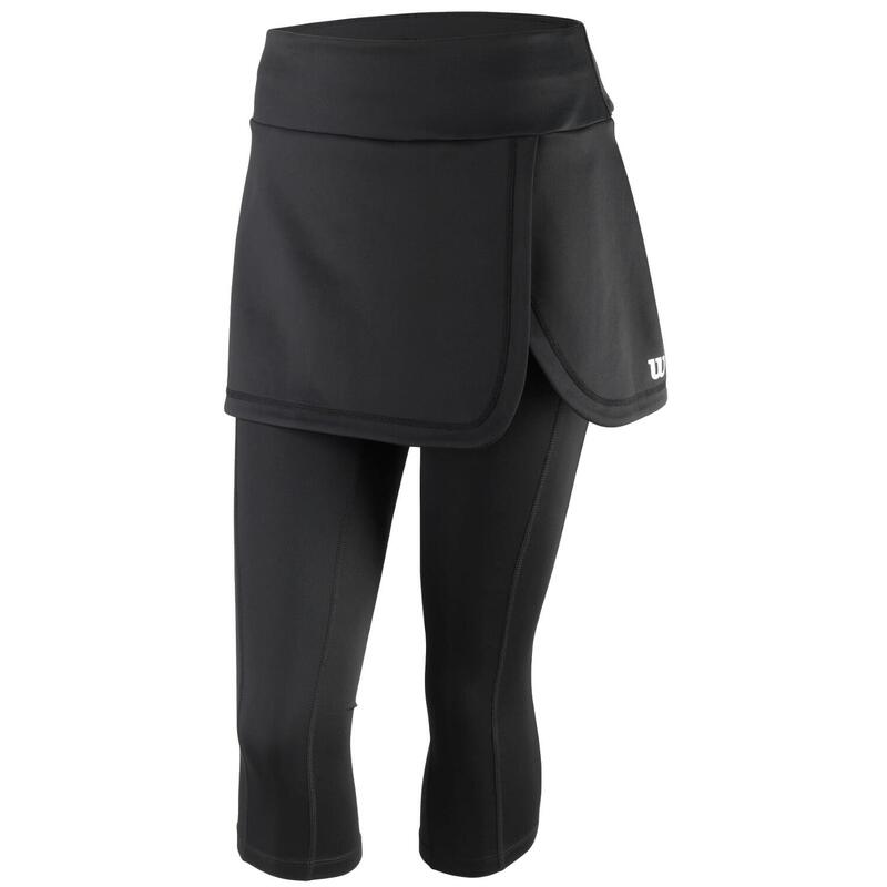 Női leggings, Wilson W Capri Skort IV Leggings, fekete