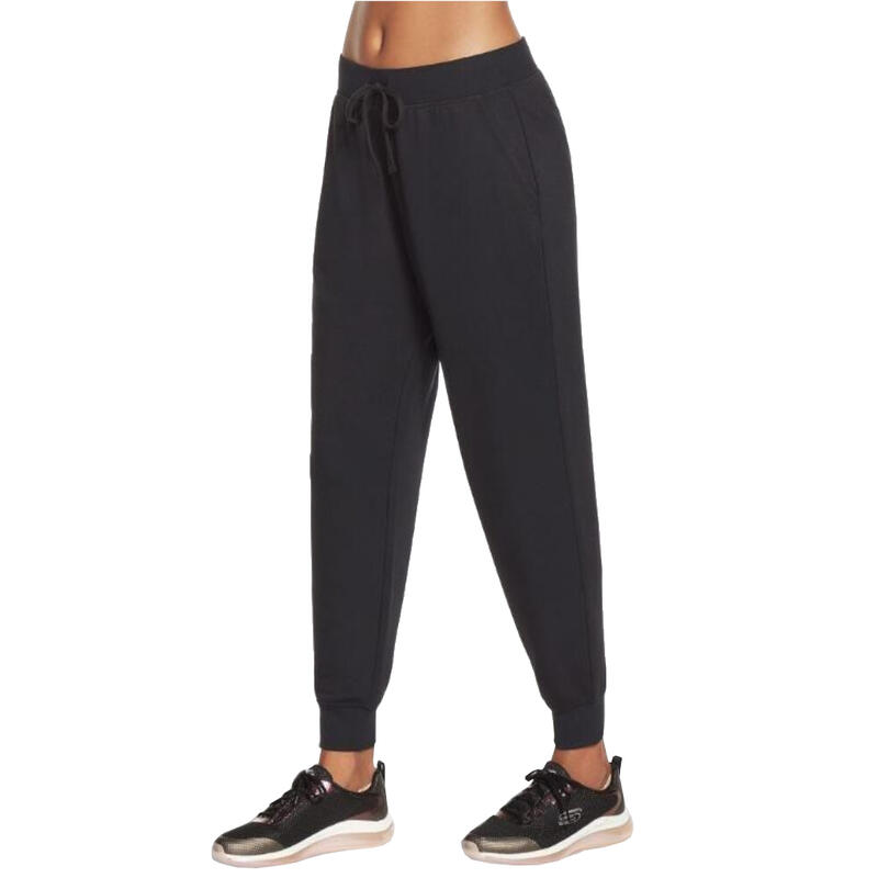 Skechers Restful Jogger Pant, Vrouwen, Broeken, zwart