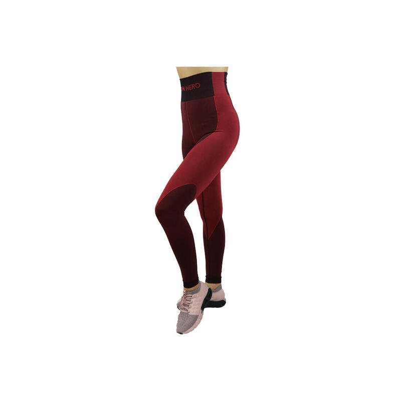 GymHero Leggins RUSTY, Femme, Fitness, legging, bordeaux