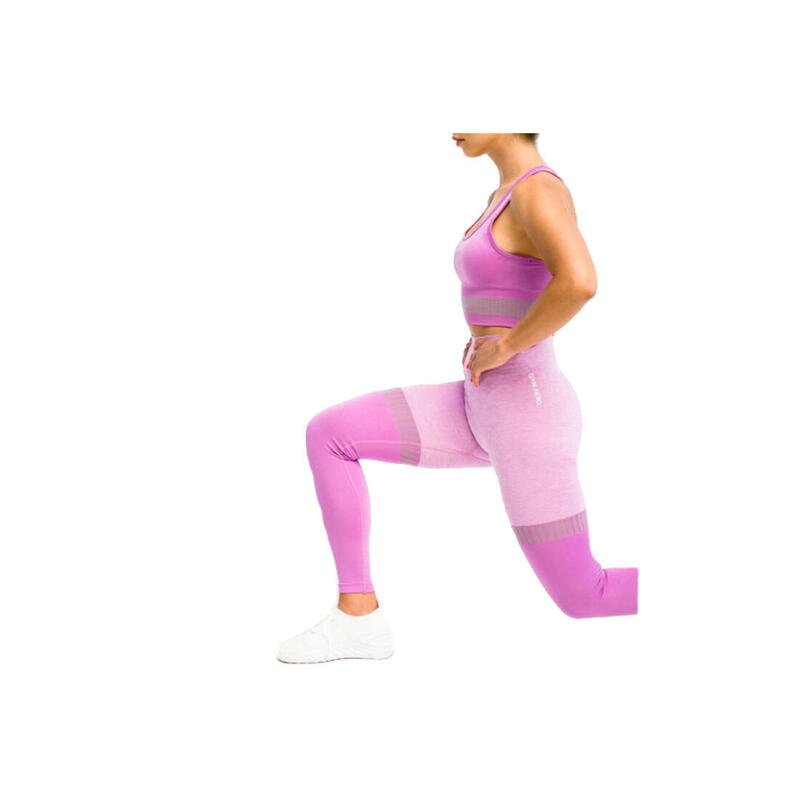 GymHero Leggins Stripes, Femme, Fitness, legging, violet
