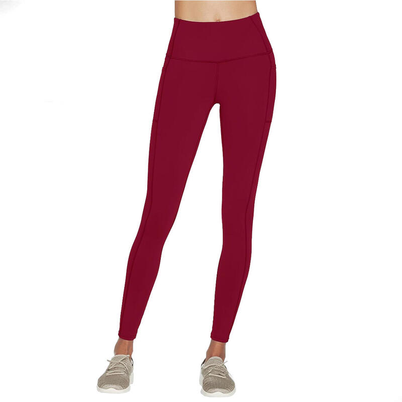 Női leggings, Skechers Go Walk High Waisted Legging, piros