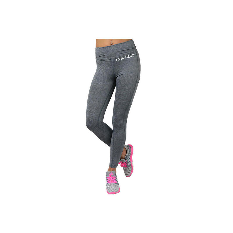 Leggings voor vrouwen GymHero Leggins PUSHUP-GREY