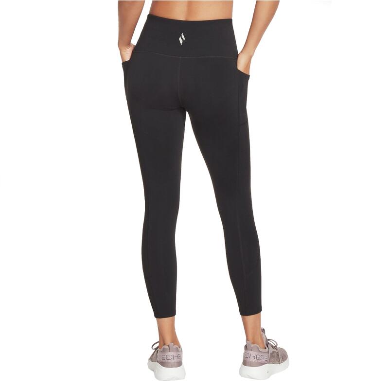 Skechers Go Walk High Waisted 7/8 Legging, Vrouwen, Fitness, Leggings, zwart