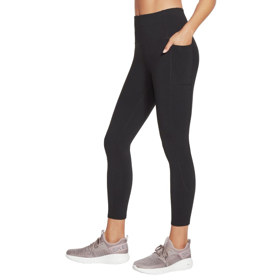 Skechers - Skechers Go Walk High Waisted 7/8 Legging, Femme, Fitness, Legging, Noir - Legging - Multicolore - 38 S - Decathlon