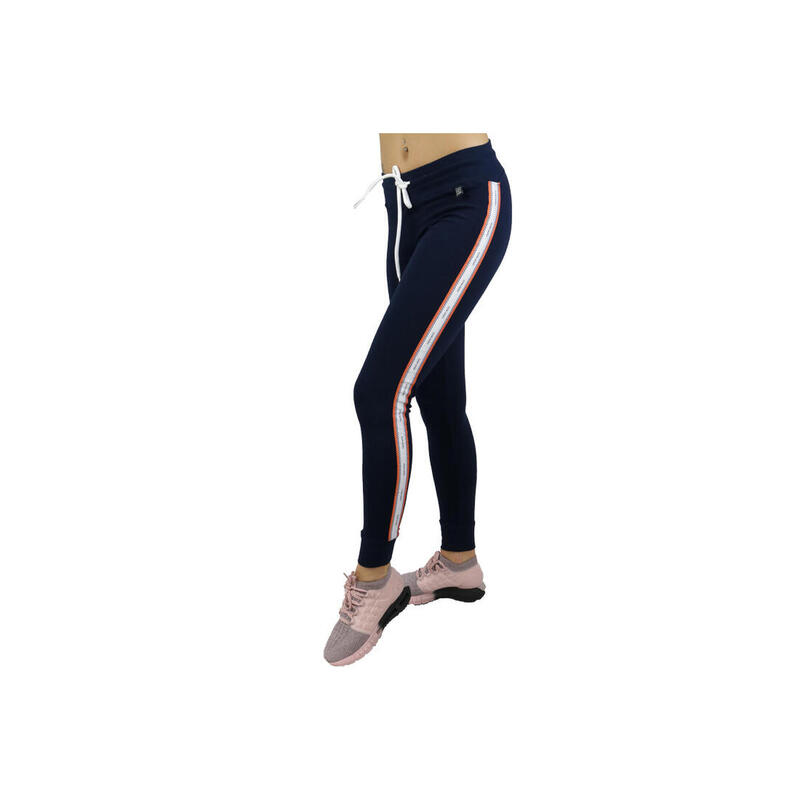 GymHero Leggins Navy LEGG-RACE, Femme, Fitness, legging, bleu marine