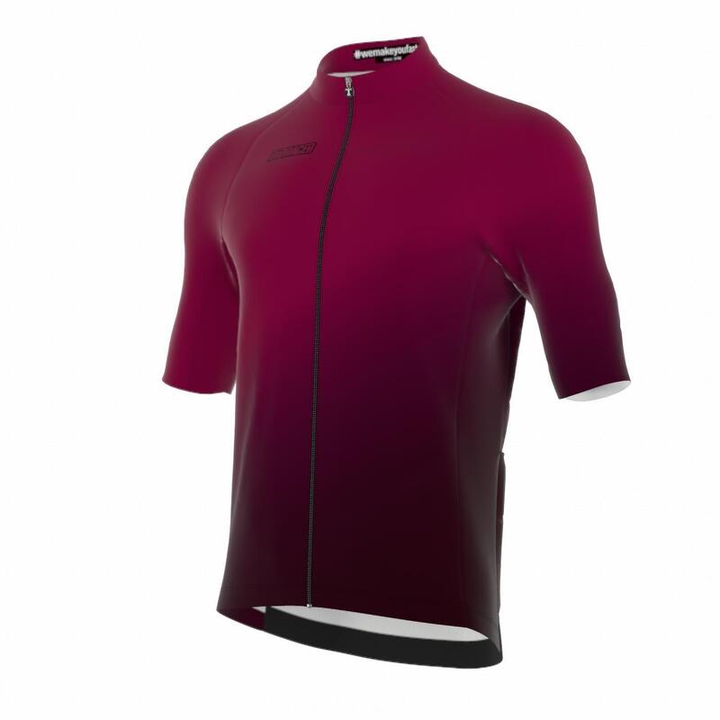 Maillot Cycliste - Rouge - Hommes - Icon Classic Smooth