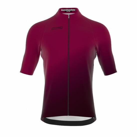 Maglia Ciclismo Estiva Traspirante Uomo - Icon Classic Smooth Bordeaux