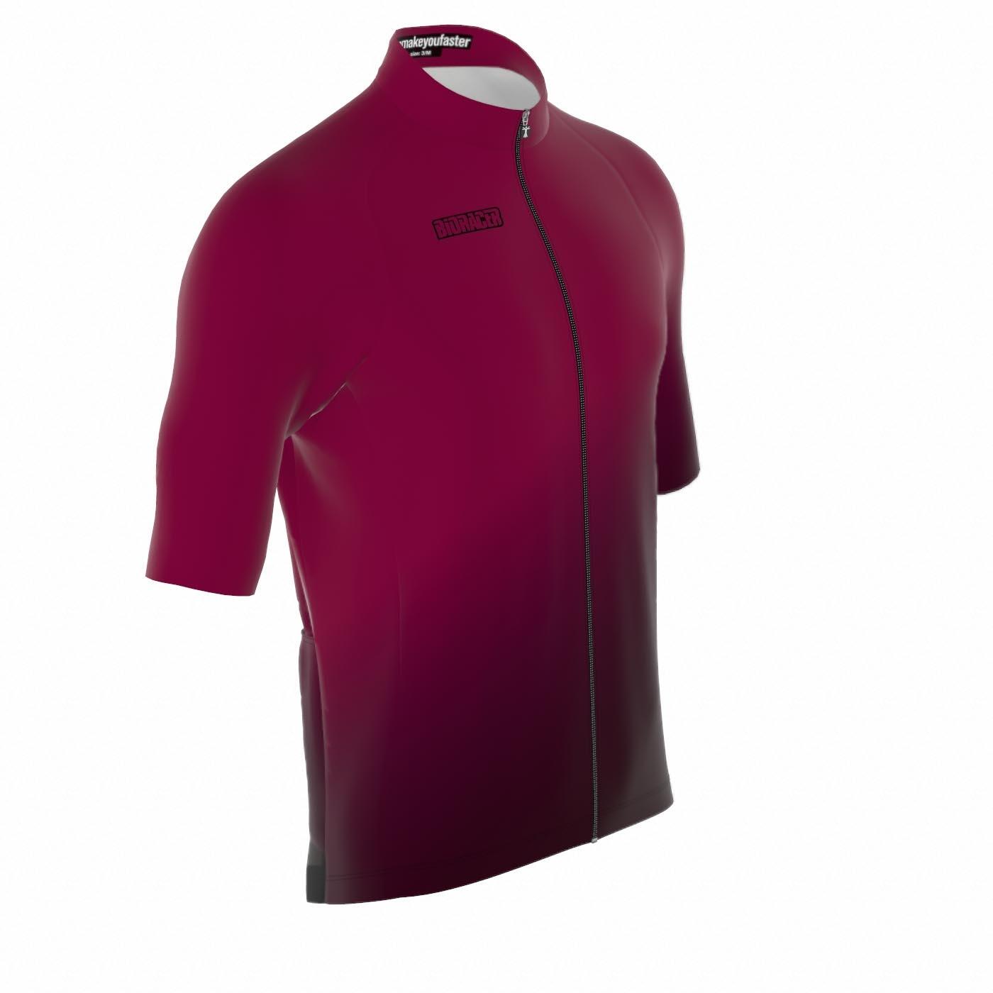 Maillot Verano Transpirable Hombre - Icon Classic Smooth Burdeos 5/5
