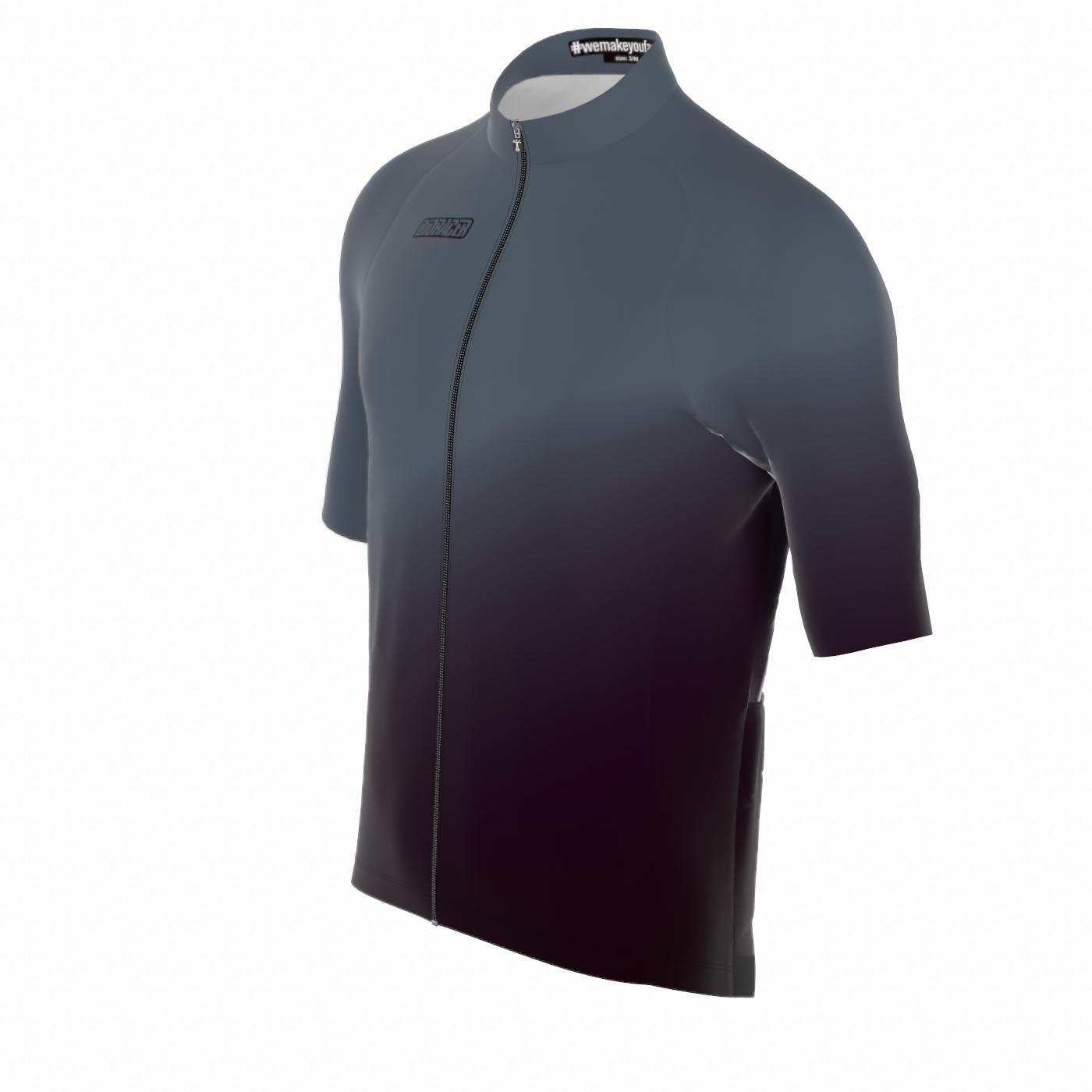 Maillot Ciclismo Verano Transpirable Hombre - Icon Classic Smooth Gris 3/5
