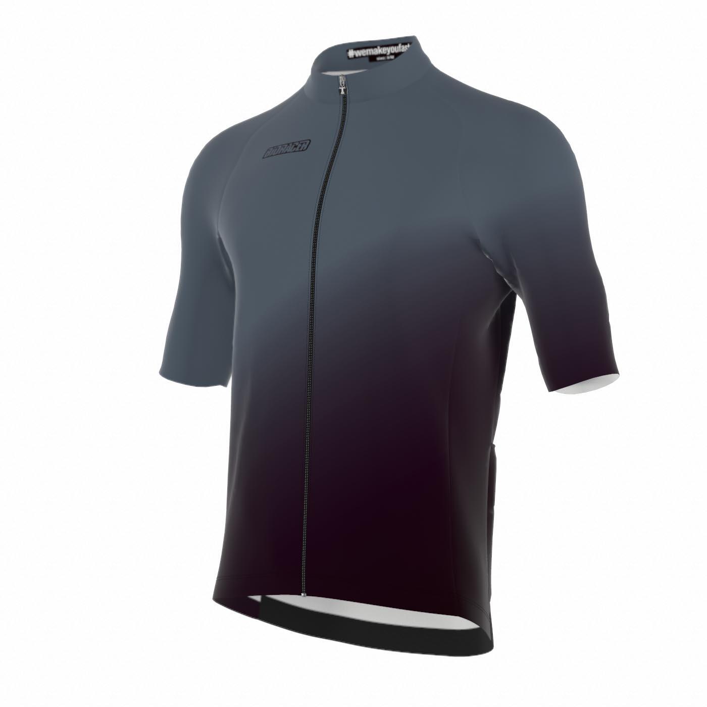 Maillot Ciclismo Verano Transpirable Hombre - Icon Classic Smooth Gris 4/5