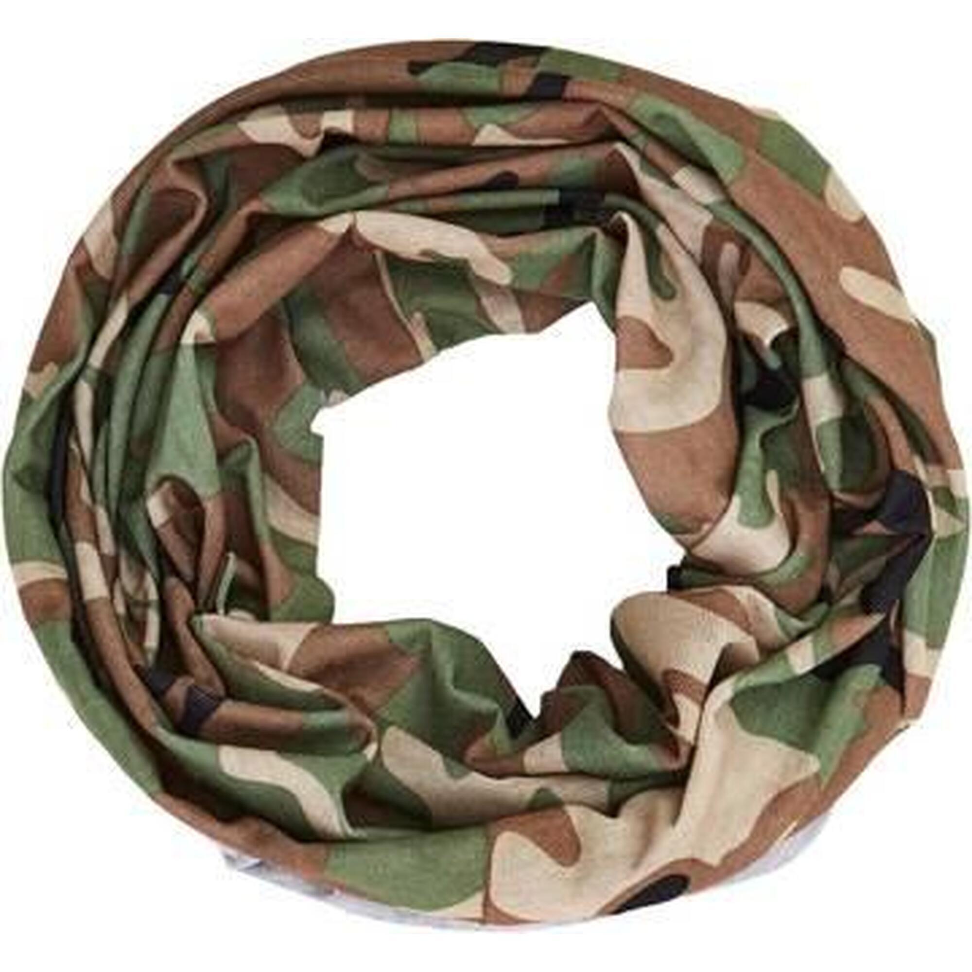 Mil-Tec Multifunction Headgear Woodland 1/5