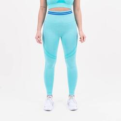 Contour seamless scrunch leggings Dames - Blauw