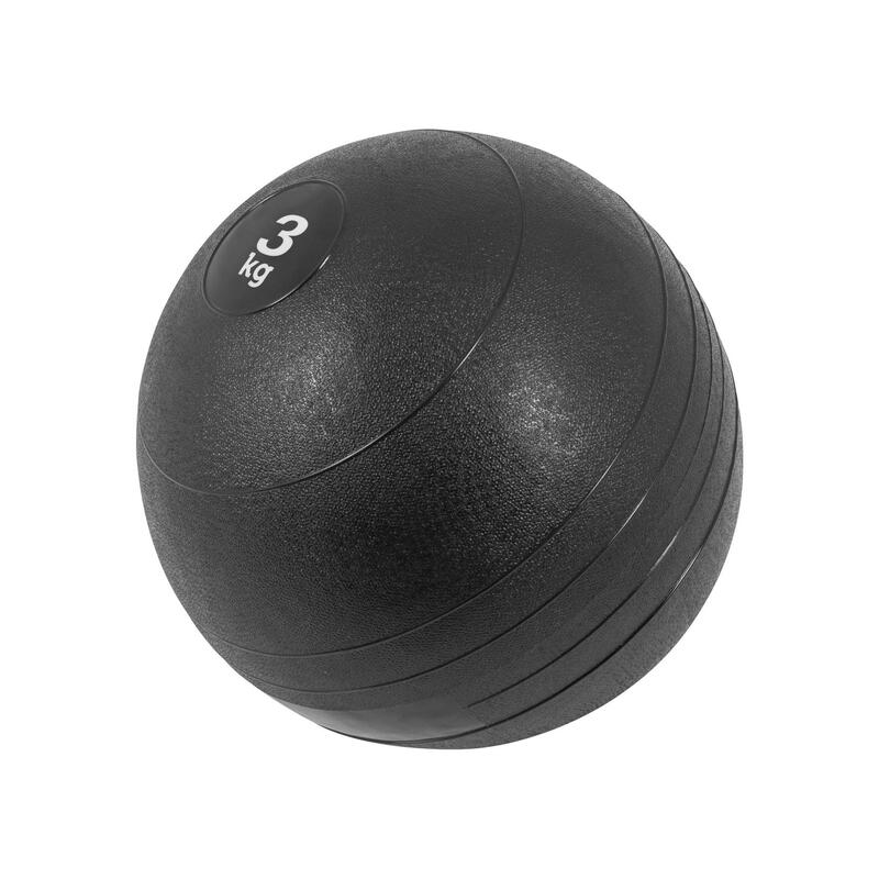 Slam Ball - 3 kg - Slijtvast - Zwart