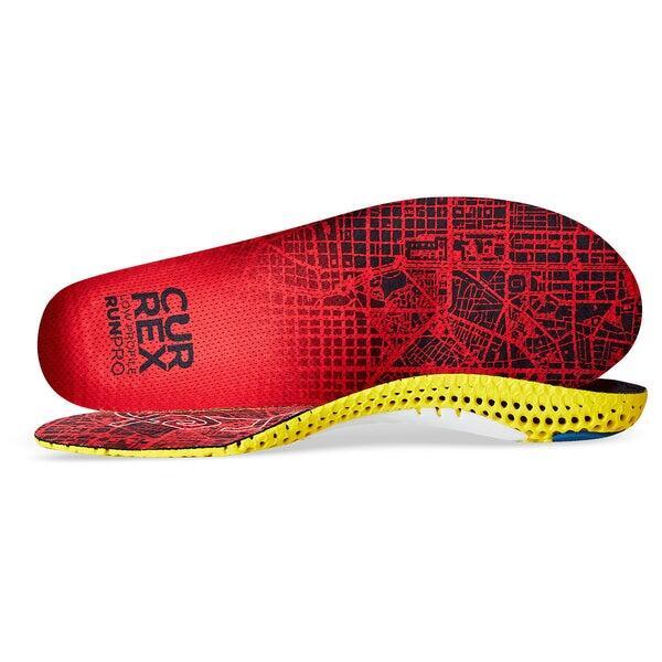 Runpro® DYNAMIC INSOLES FOR RUNNING - Red Low Profile