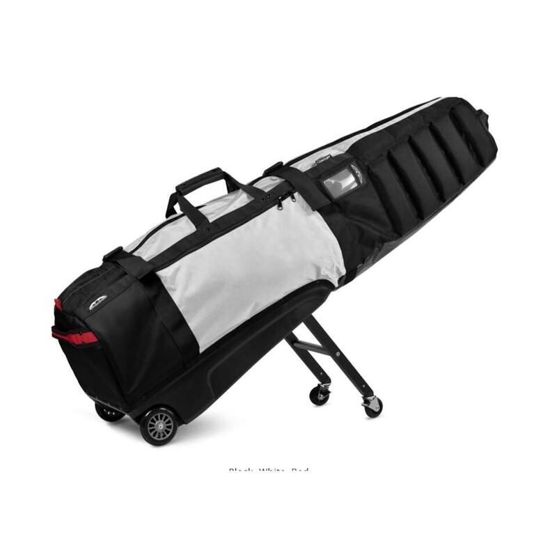 0924 CLUBGLIDER MERIDIAN GOLF TRAVEL BAG - BLACK/WHITE