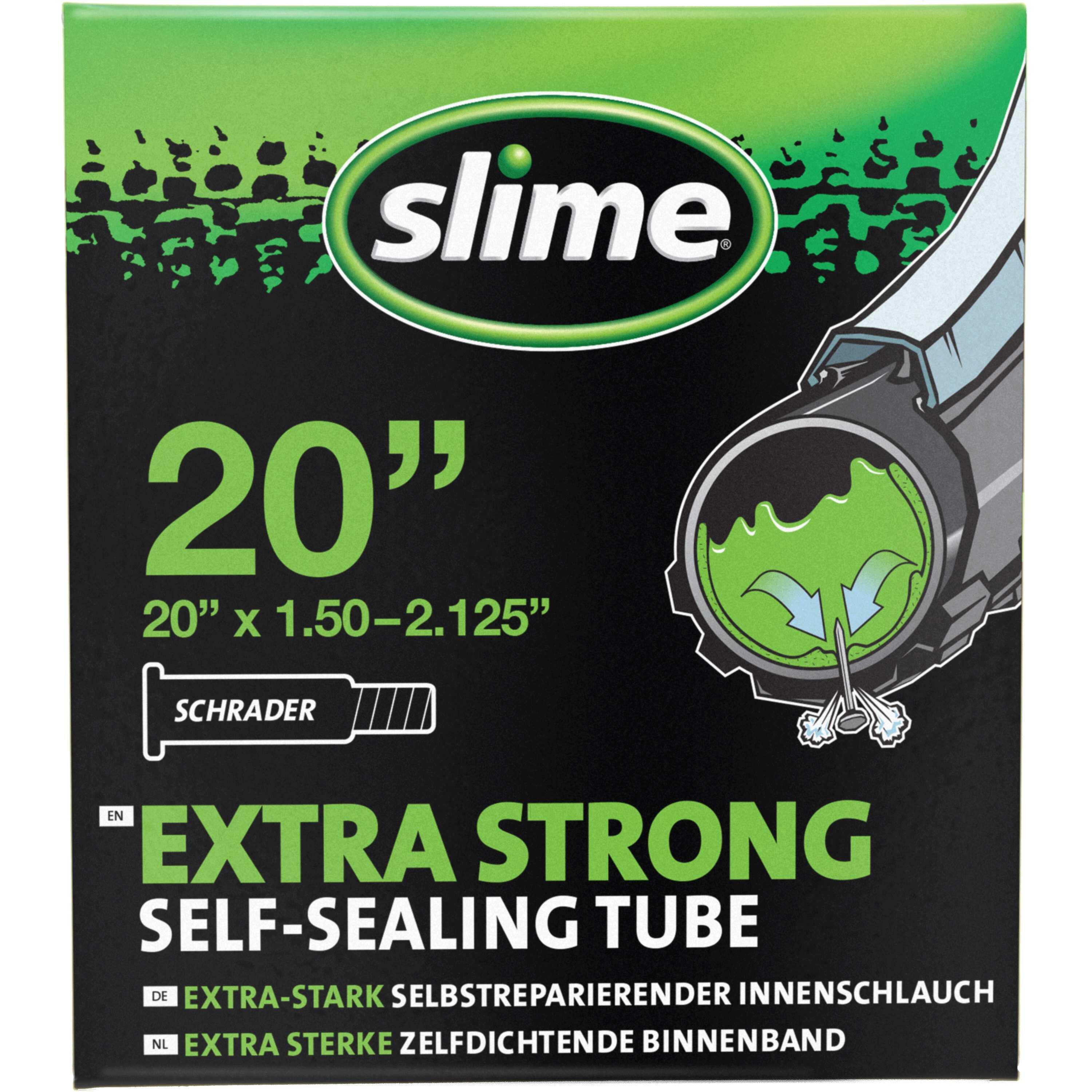 Slime Smart Tube - 20" x 1.50-2.125 - Schrader Valve 3/5