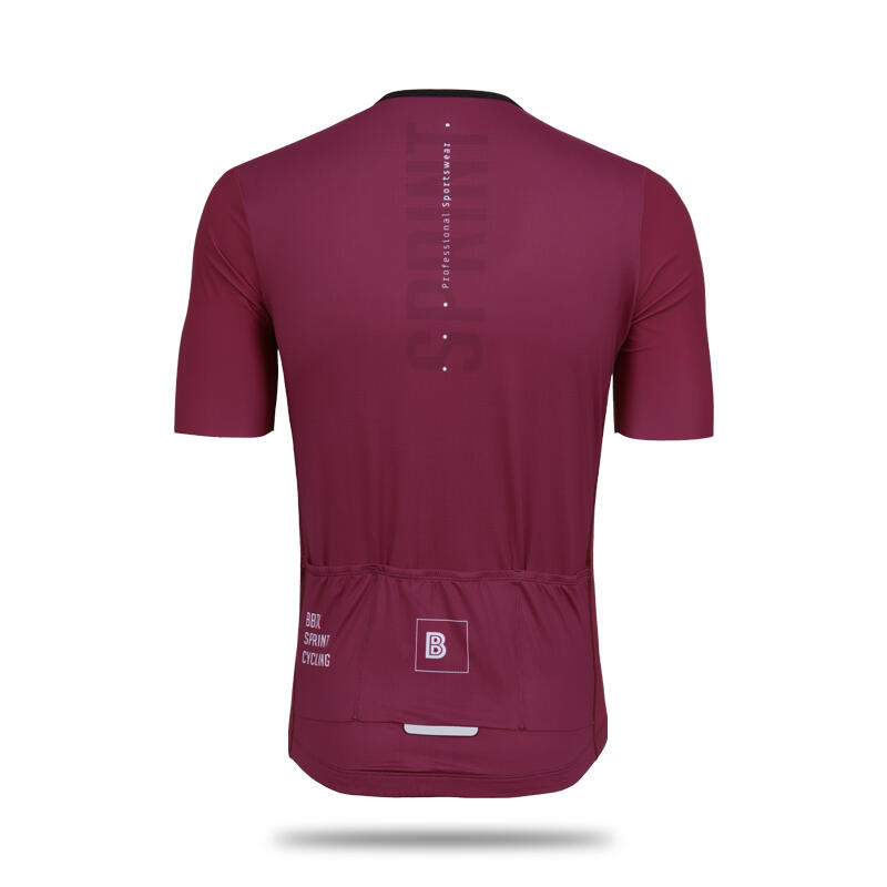 Camisola de verão de manga curta BBTX RX 1000 Unissex cor Bordeaux