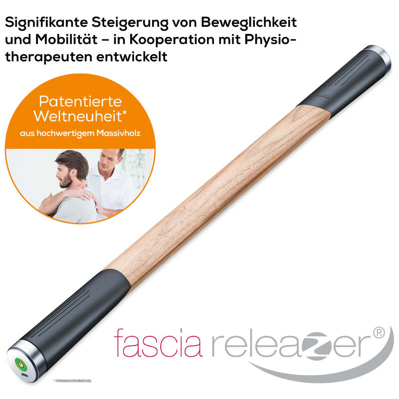 Beurer MG 850 Fascia- & Deep ReleaZer Faszien Stab- Massagegerät 3 Aufsätze