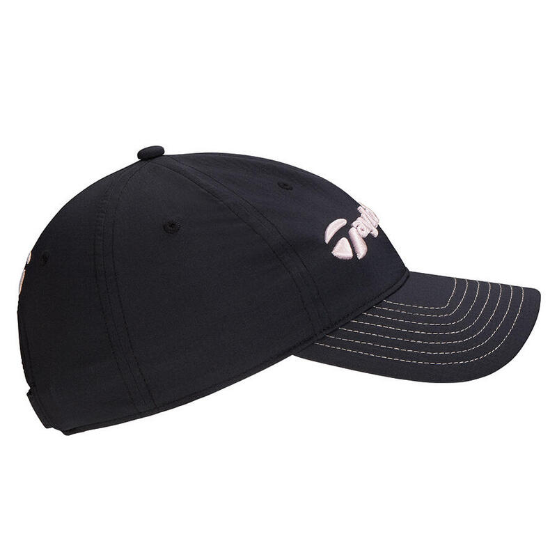 女裝可調整式高爾夫球帽 - 黑色