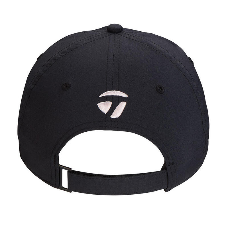 LADIES GOLF ADJUSTABLE TOUR CAP - BLACK