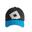 YOK0217 中性高爾夫球帽 - 黑色/藍色