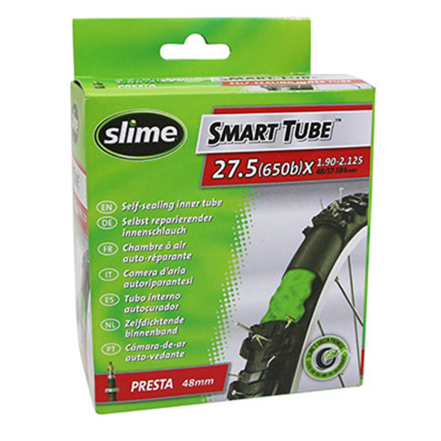 SLIME Slime Smart Tube - 27.5" x 2.00-2.40 - Presta Valve