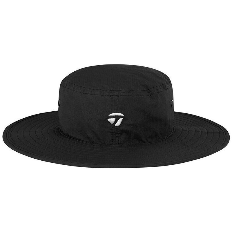 97035 METAL EYELIT GOLF BUCKET HAT – BLACK