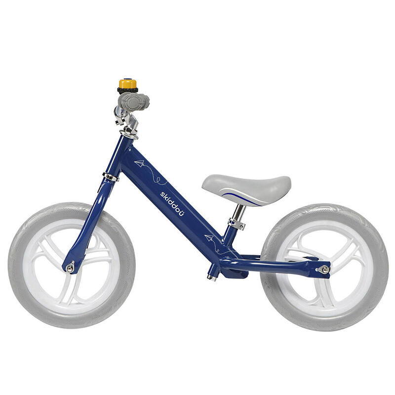 Bicicleta fara pedale Nils, Skiddou, Denim, Bleumarin