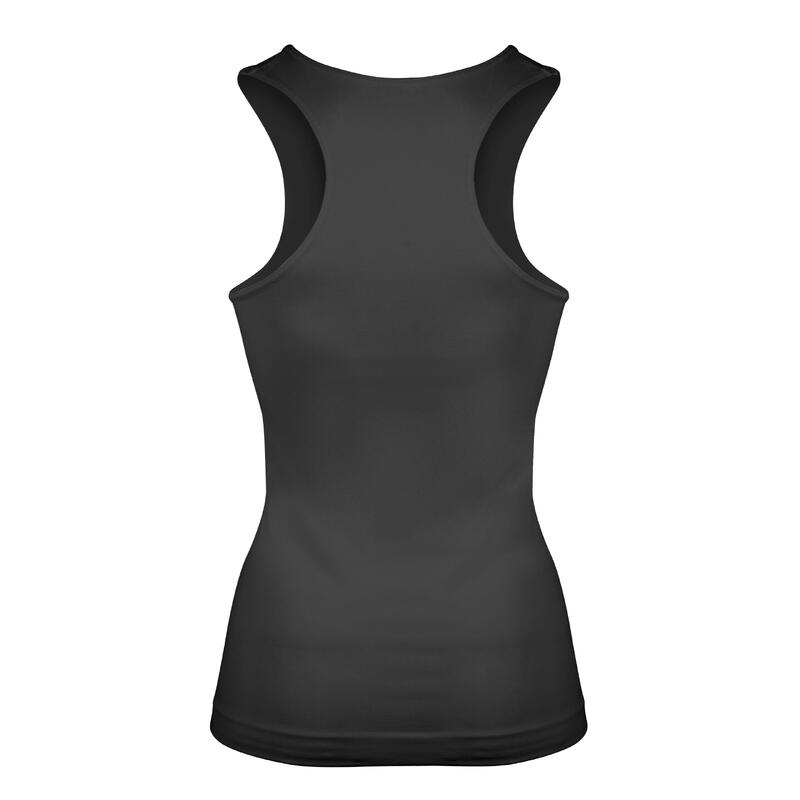 Tanktop Q-Skin Damen technisches Fitness schwarzes