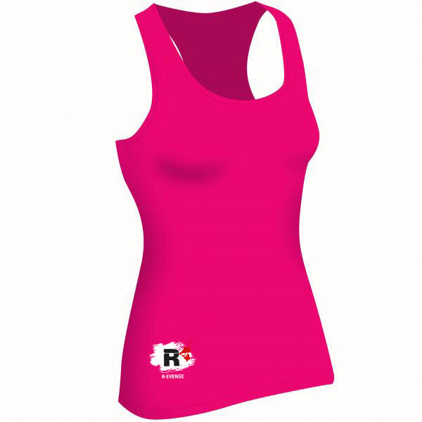 R-evenge - Débardeur Fitness Technique Femme Q-skin Fuchsia - T-shirt Sans Manche - Rose - 44 L - Decathlon