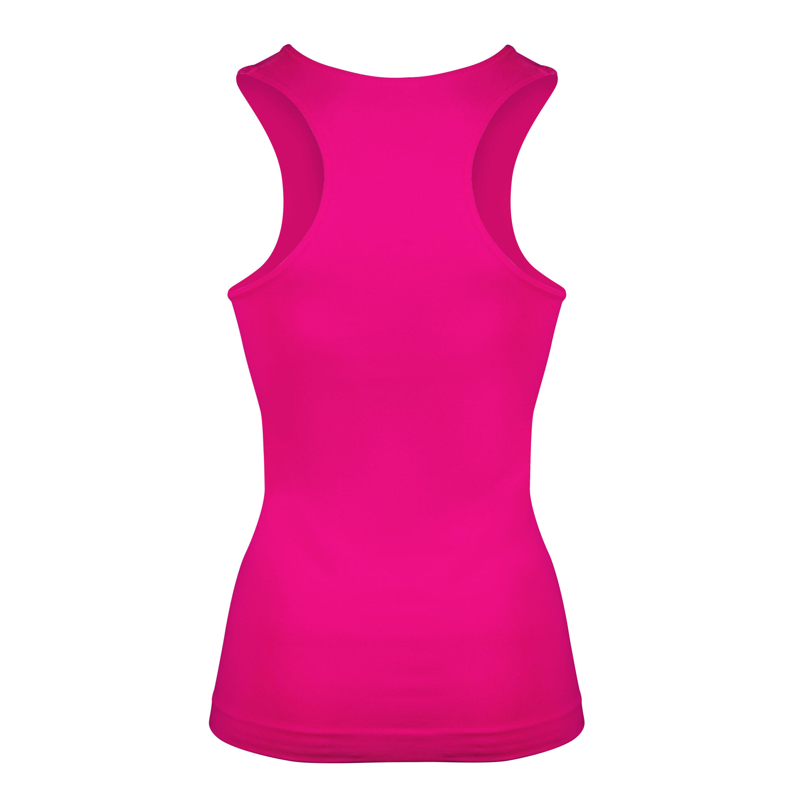 Top técnico fitness mulher Q-skin fucsia 3/3