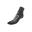 sokken Pilates 1 vinger voor volwassenen voor gym antislip grijs zilver