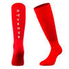 Chaussettes Crossfit adulte protège-tibias silicone éponge Kinesiotaping Rouge