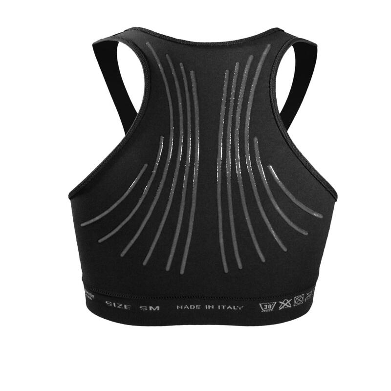 SportTopje Dames  fitness protection taping zwart