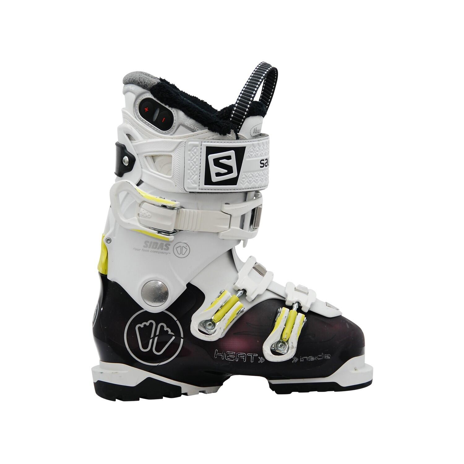 Salomon - Reconditionne - Chaussures De Ski Salomon Sidas Heat W - Chaussures De Ski - Violet - 24,5 Cm - Decathlon