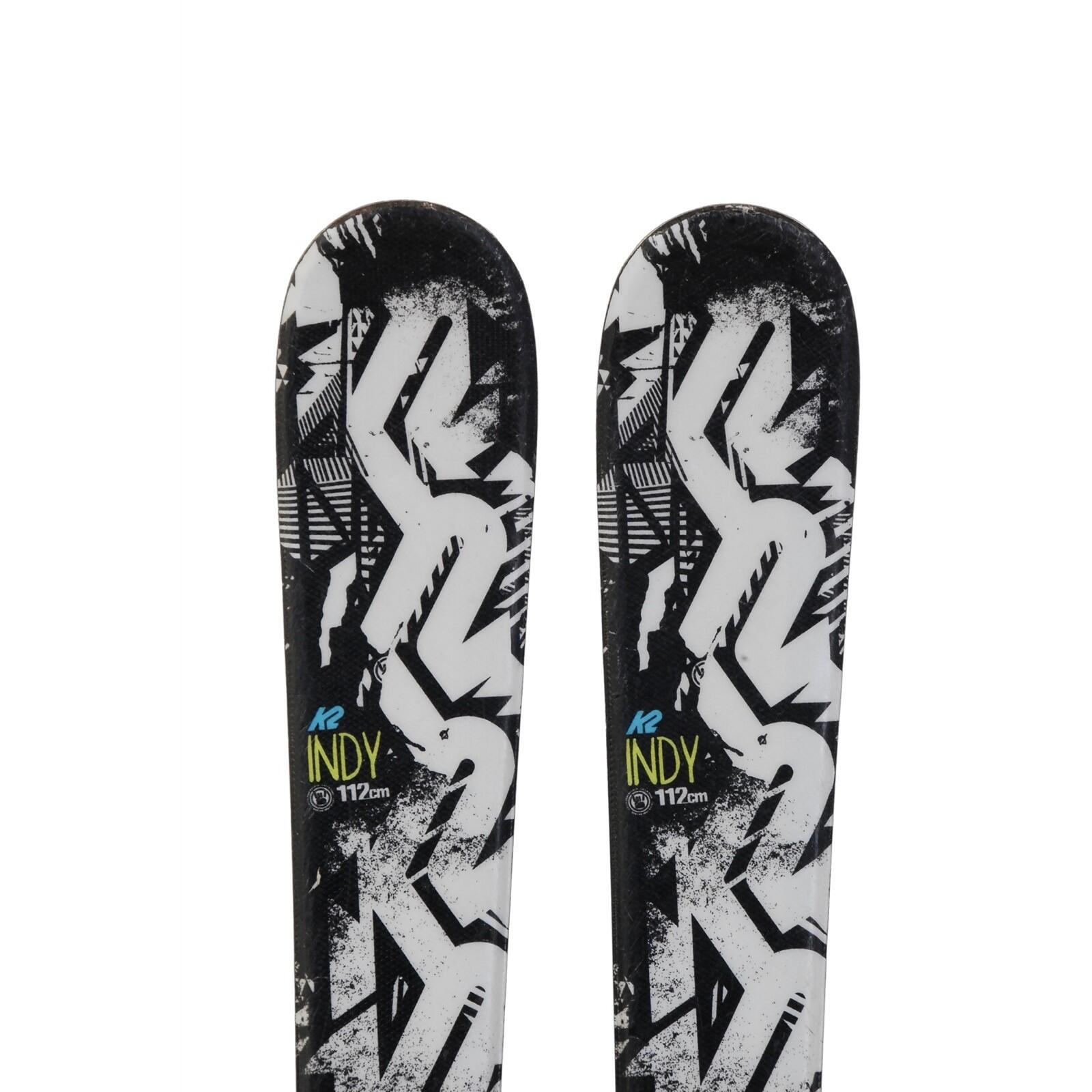 RECONDITIONNE - Ski Junior K2 Indy + Fixations 2/4