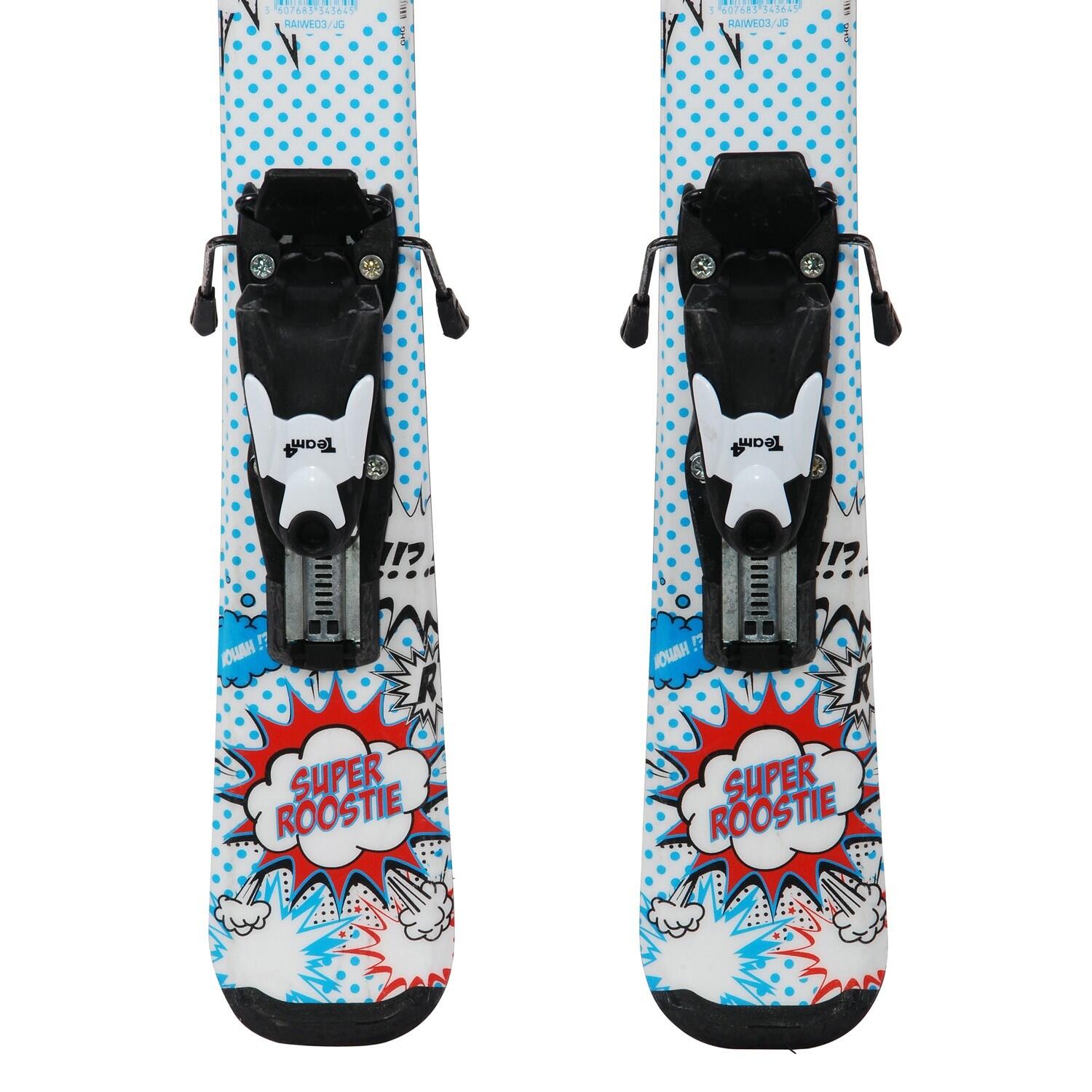 RECONDITIONNE - Ski Junior Rossignol Super Roostie + Fixations 4/4
