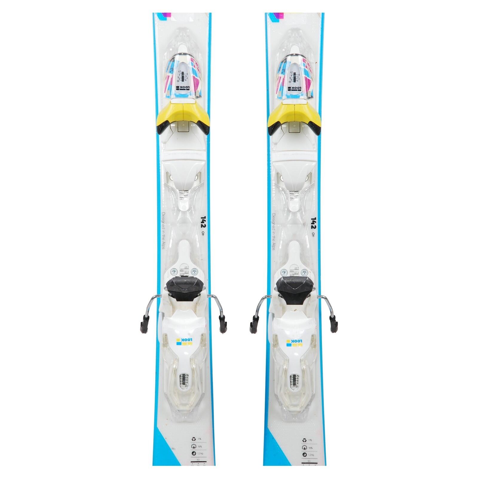RECONDITIONNE - Ski Rossignol Famous 4 + Fixations - BON 3/5