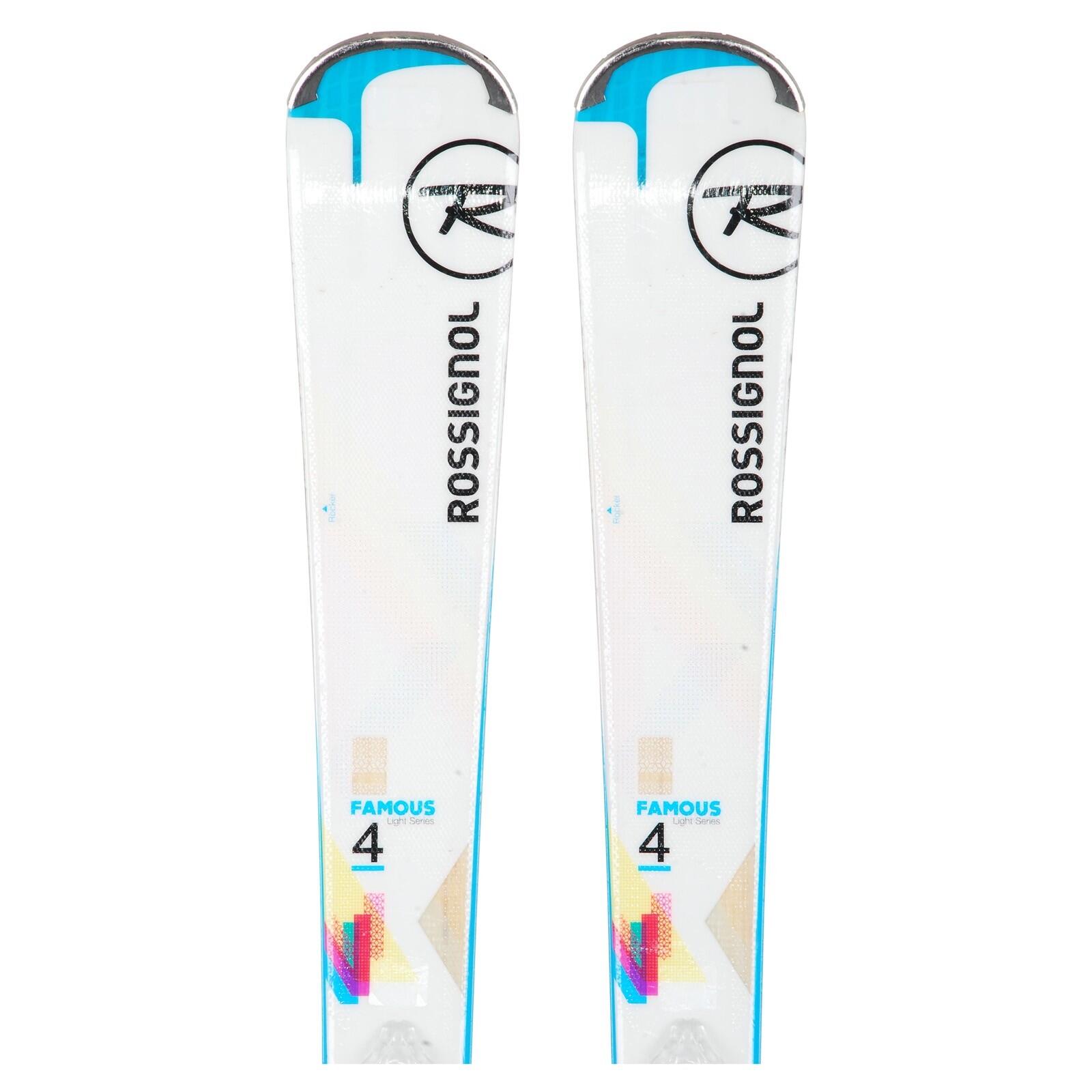 RECONDITIONNE - Ski Rossignol Famous 4 + Fixations - BON 2/5