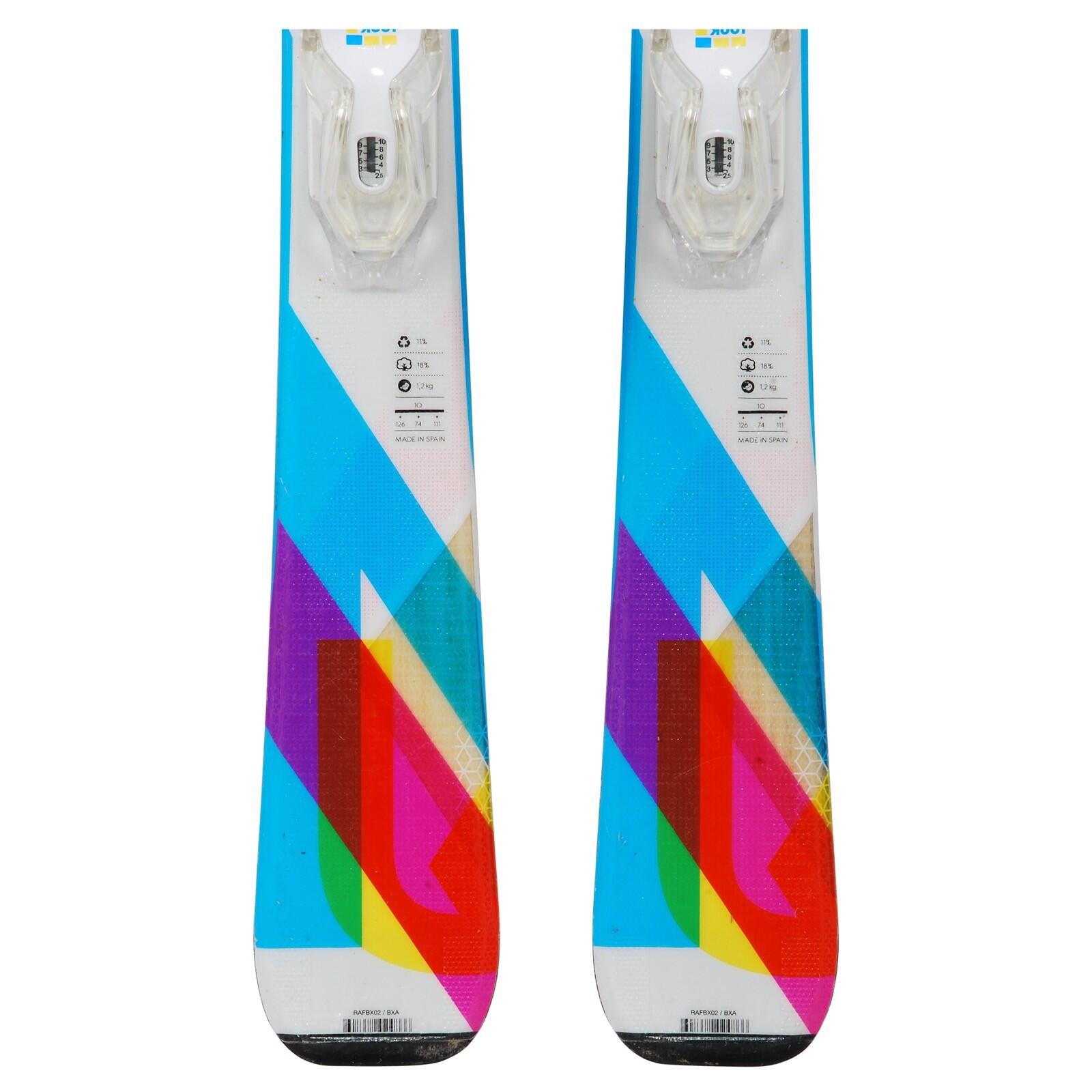 RECONDITIONNE - Ski Rossignol Famous 4 + Fixations - BON 4/5