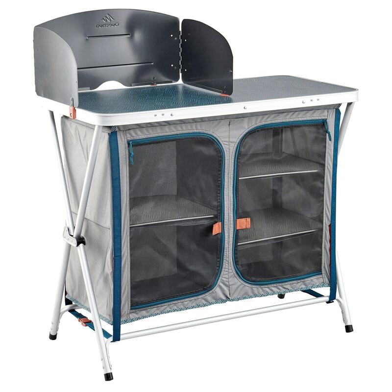 Seconde vie MEUBLE DE CUISINE PLIABLE POUR LE CAMPING
