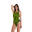 Costume tecnico intero donna piscina Acquagym Classico R-evenge verde acido