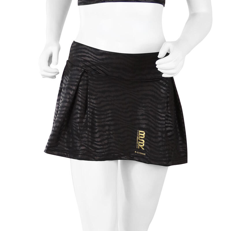 jupe de fitness femme danse tennis zébrée