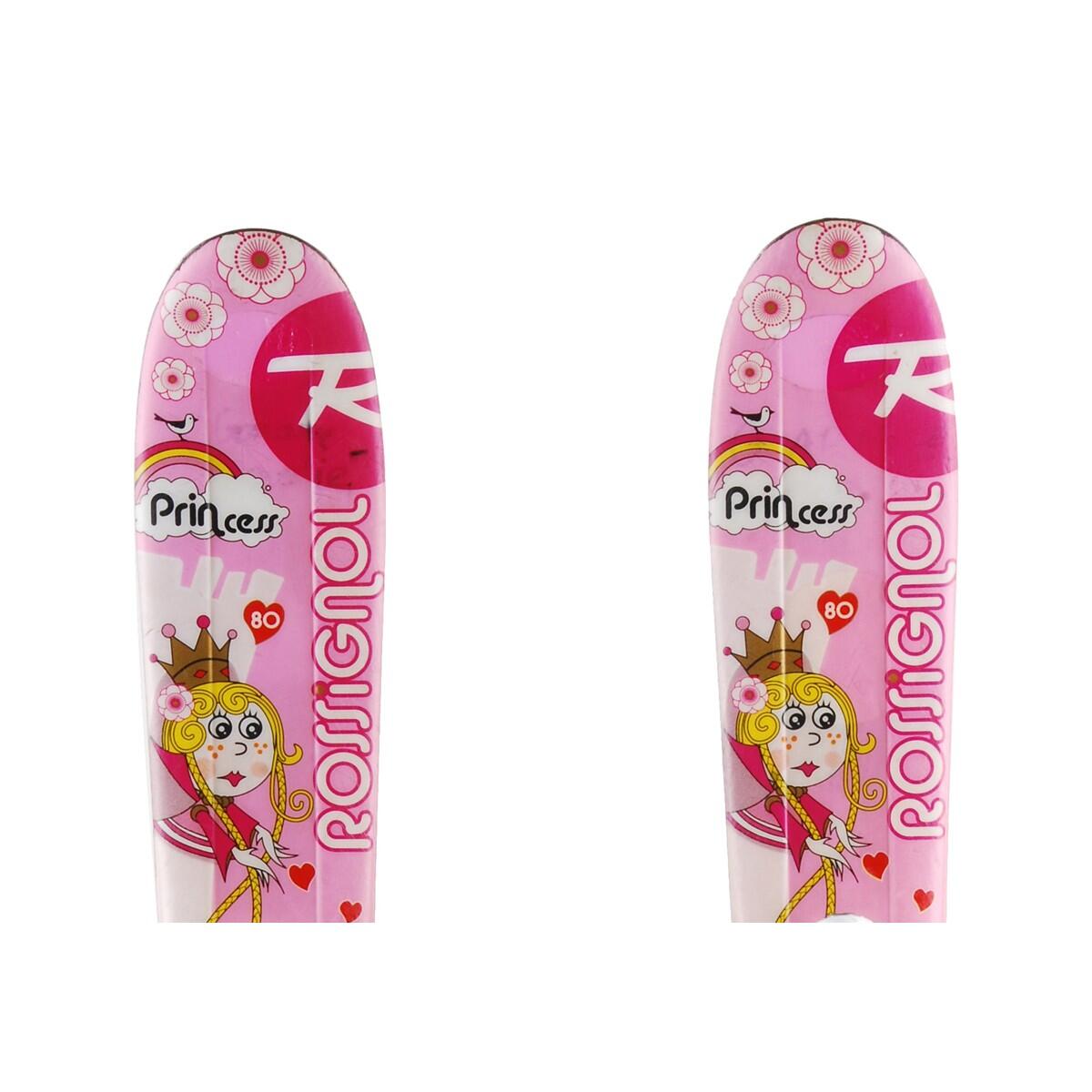 RECONDITIONNE - Ski Junior Rossignol Princess + Fixations 2/4