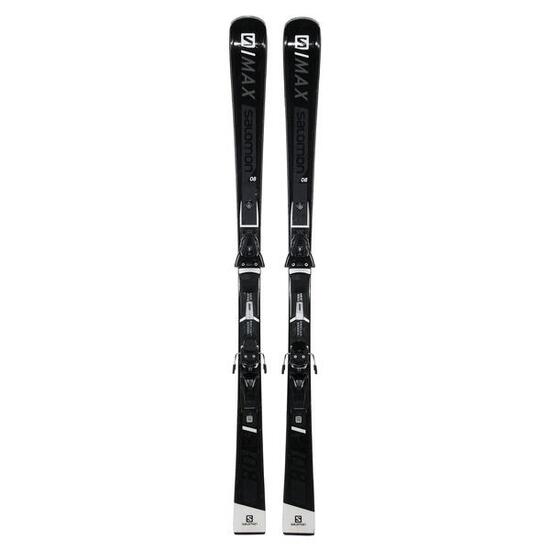 RECONDITIONNE - Ski Salomon S Max 08 + Fixations - BON