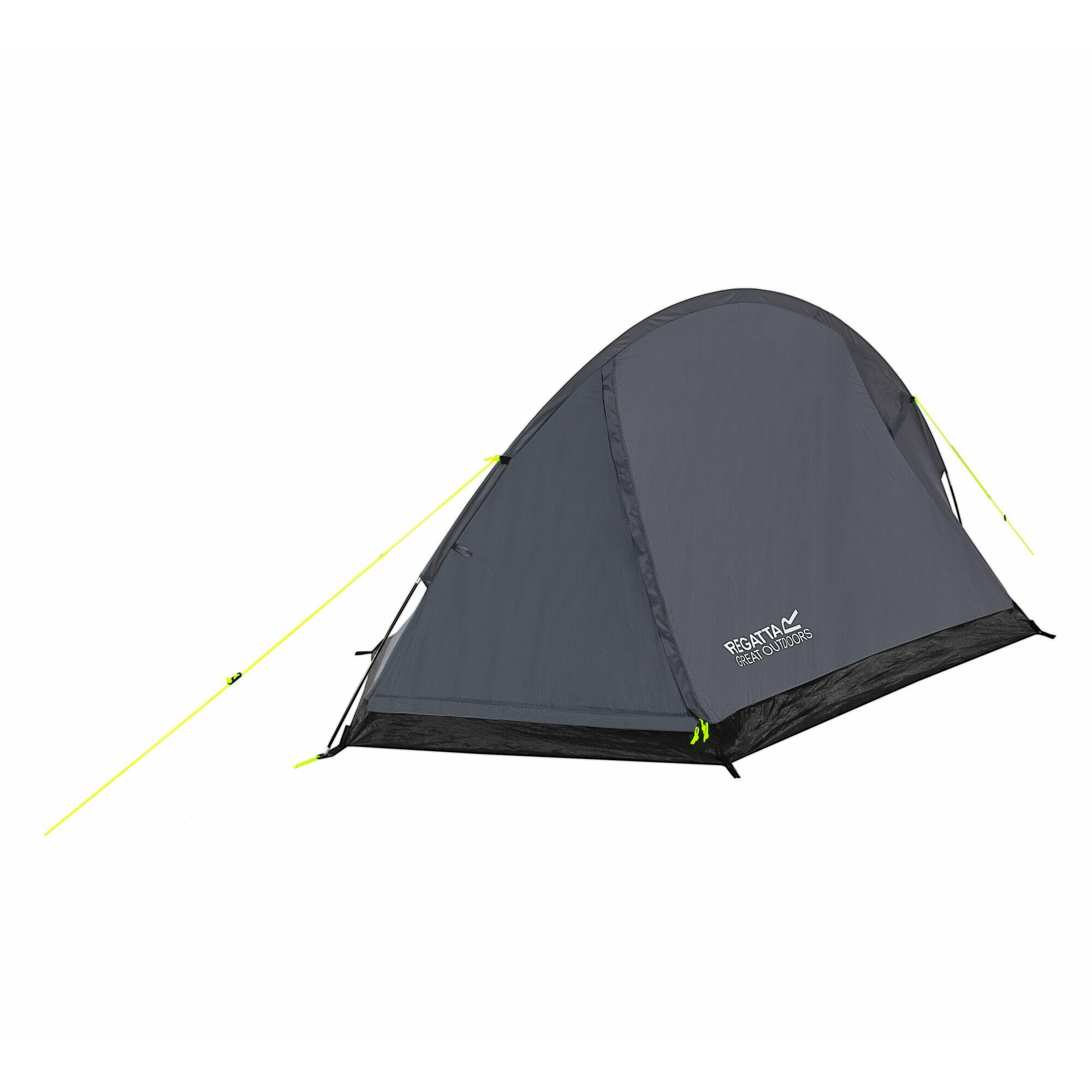 Hypefest 2-Man Adults' Camping Tent - Grey 1/5